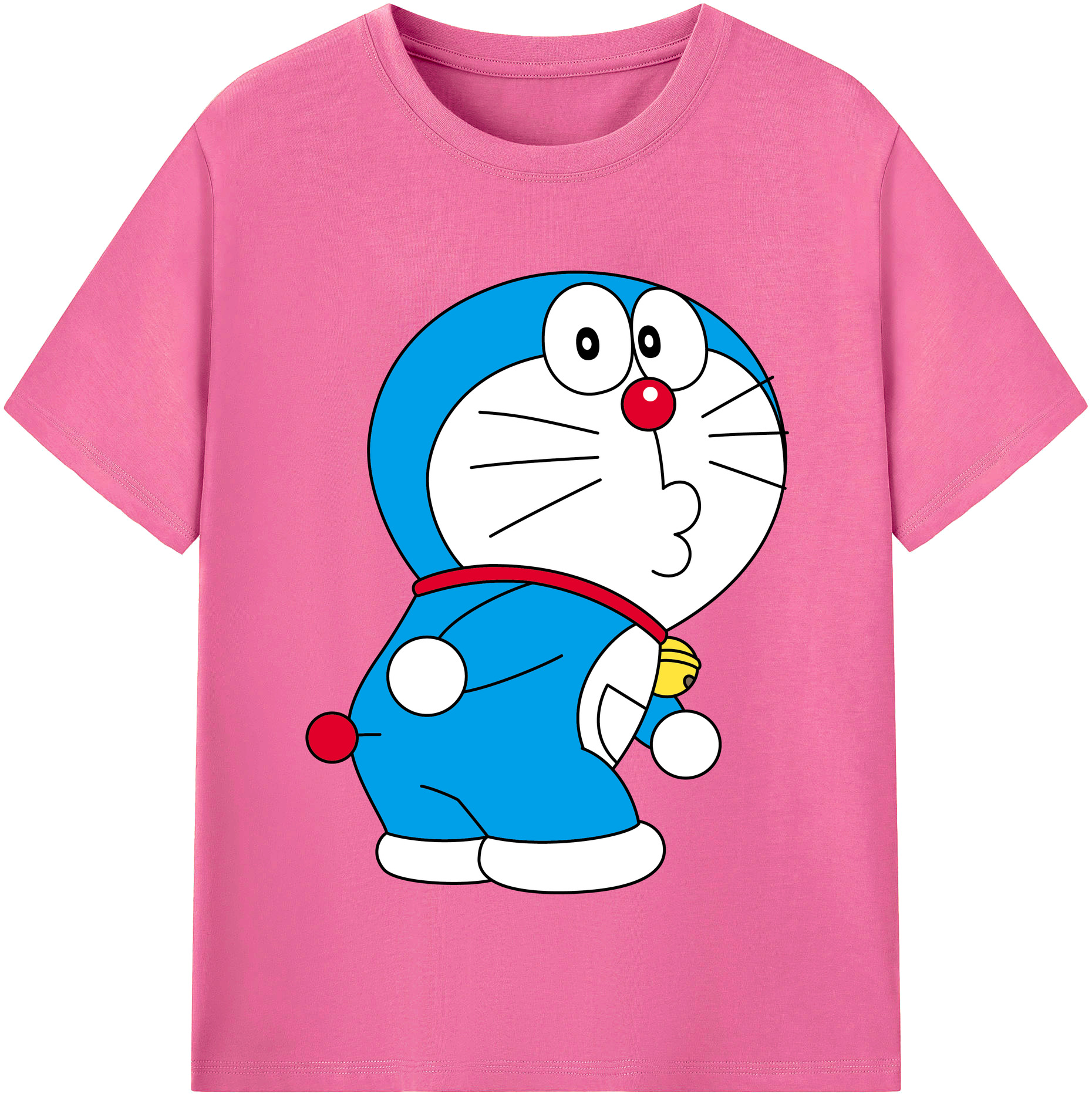 （画像用） ドラえもん Doraemon レディースカジュアルプリントTシャツ（綿100％）